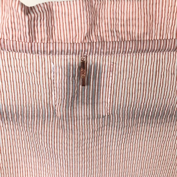 NWT MISA LOS ANGELES Maya Pinstripe Woven Shift Dress M